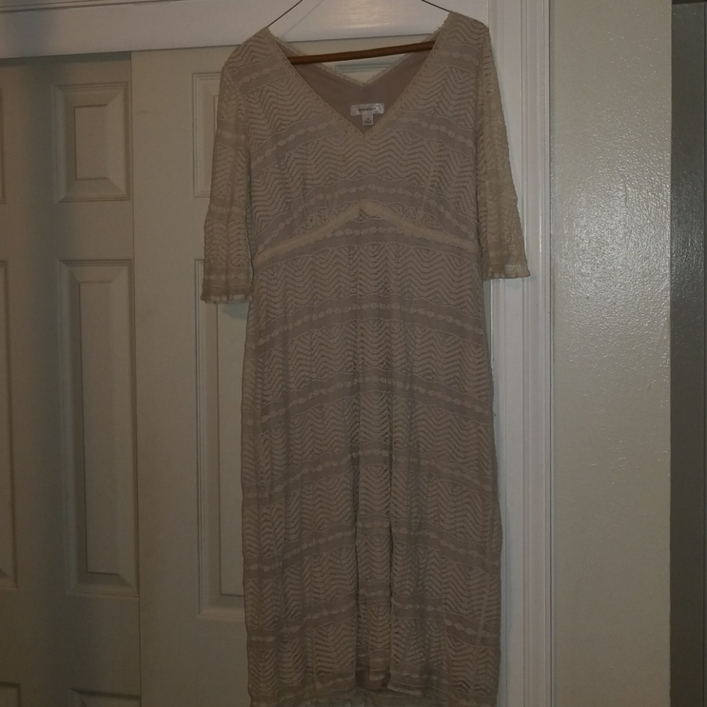 Dress Barn cream dress